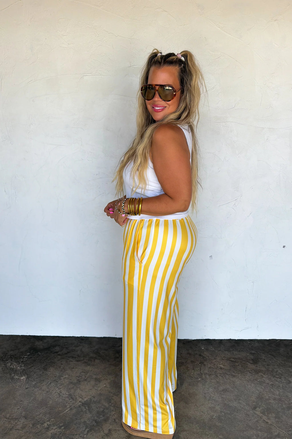 PREORDER- GAME DAY HADDIE WIDE LEG PANTS