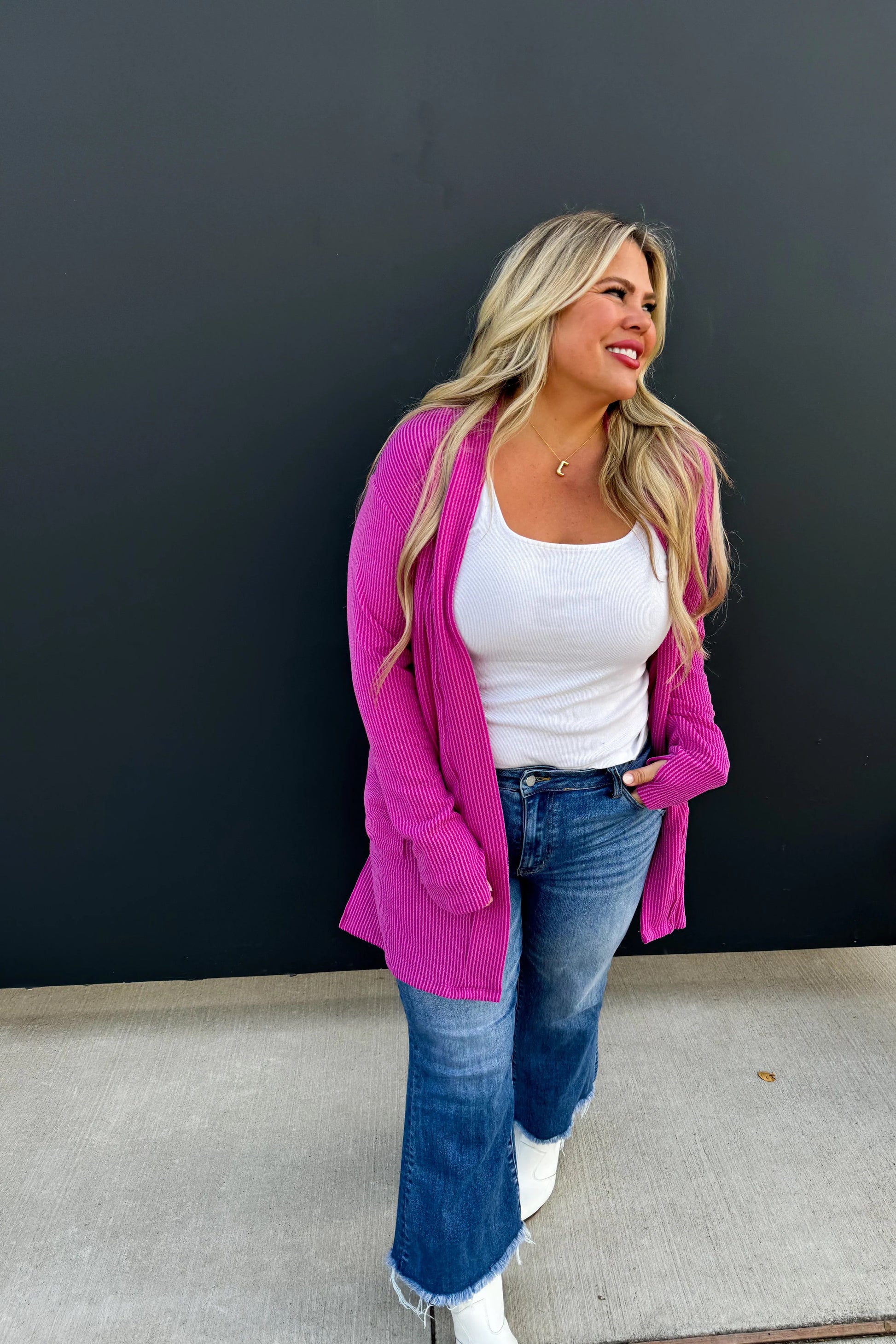 Valentine Reese Ribbed Cardigan - 3 Colors
