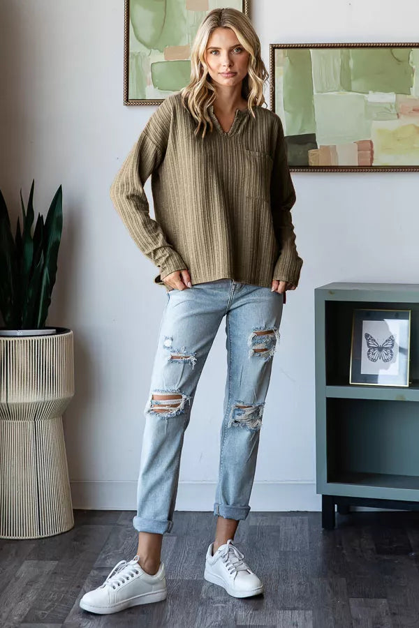 Think Of Me Textured Top
