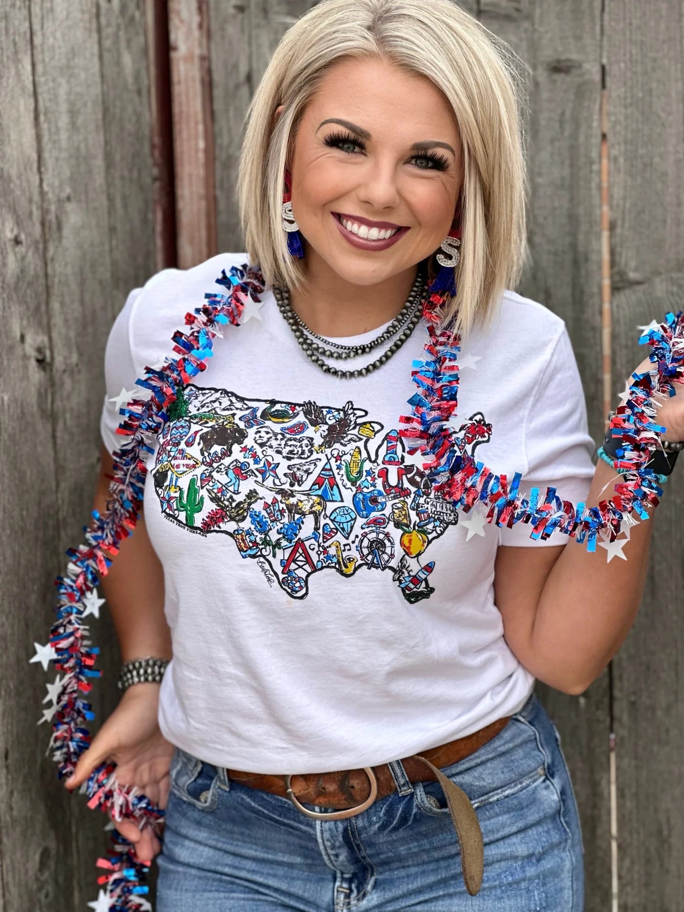 Colorful Iconic USA