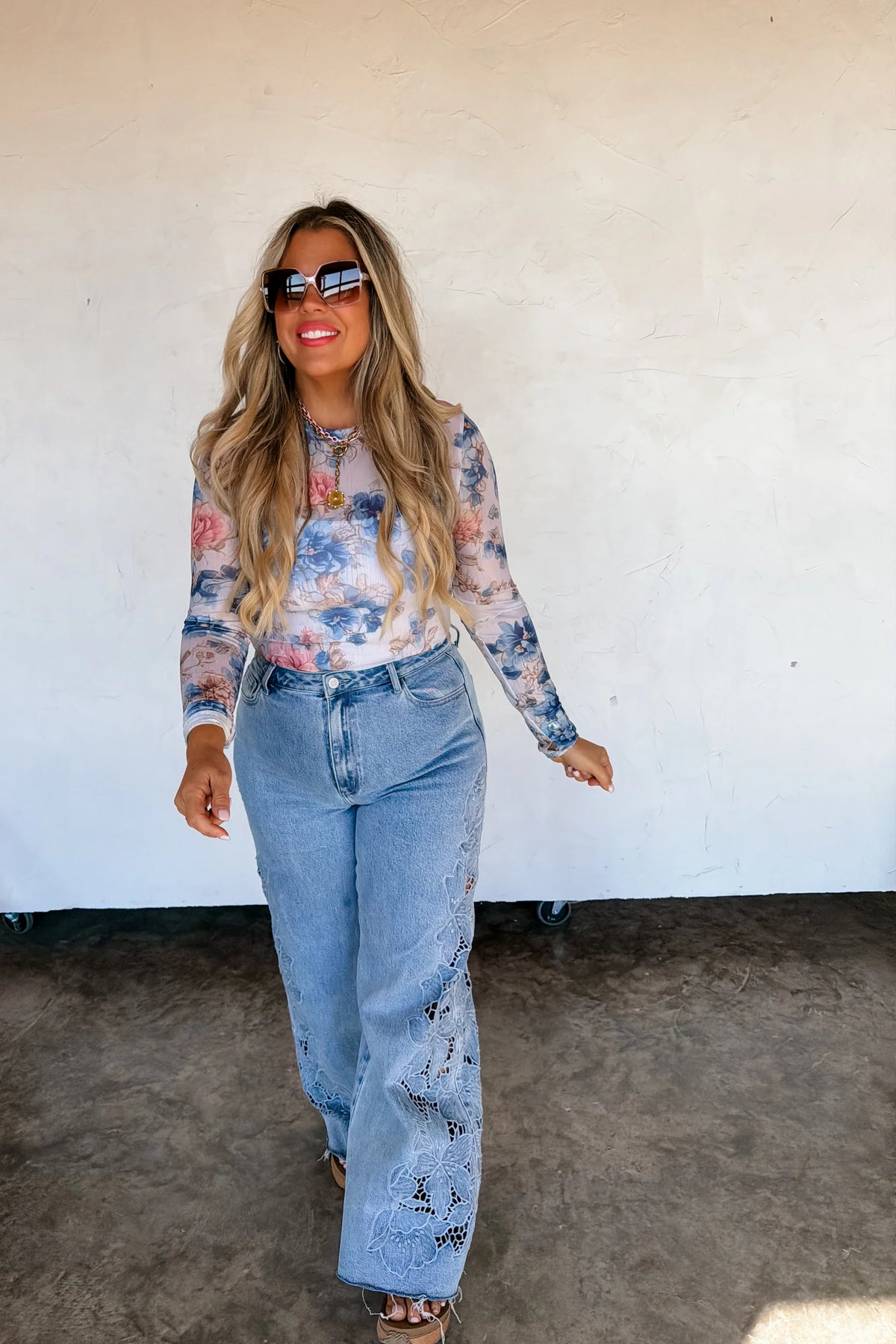 PREORDER- SPRING DRESS IT UP MESH TOPS - BLAKELEY