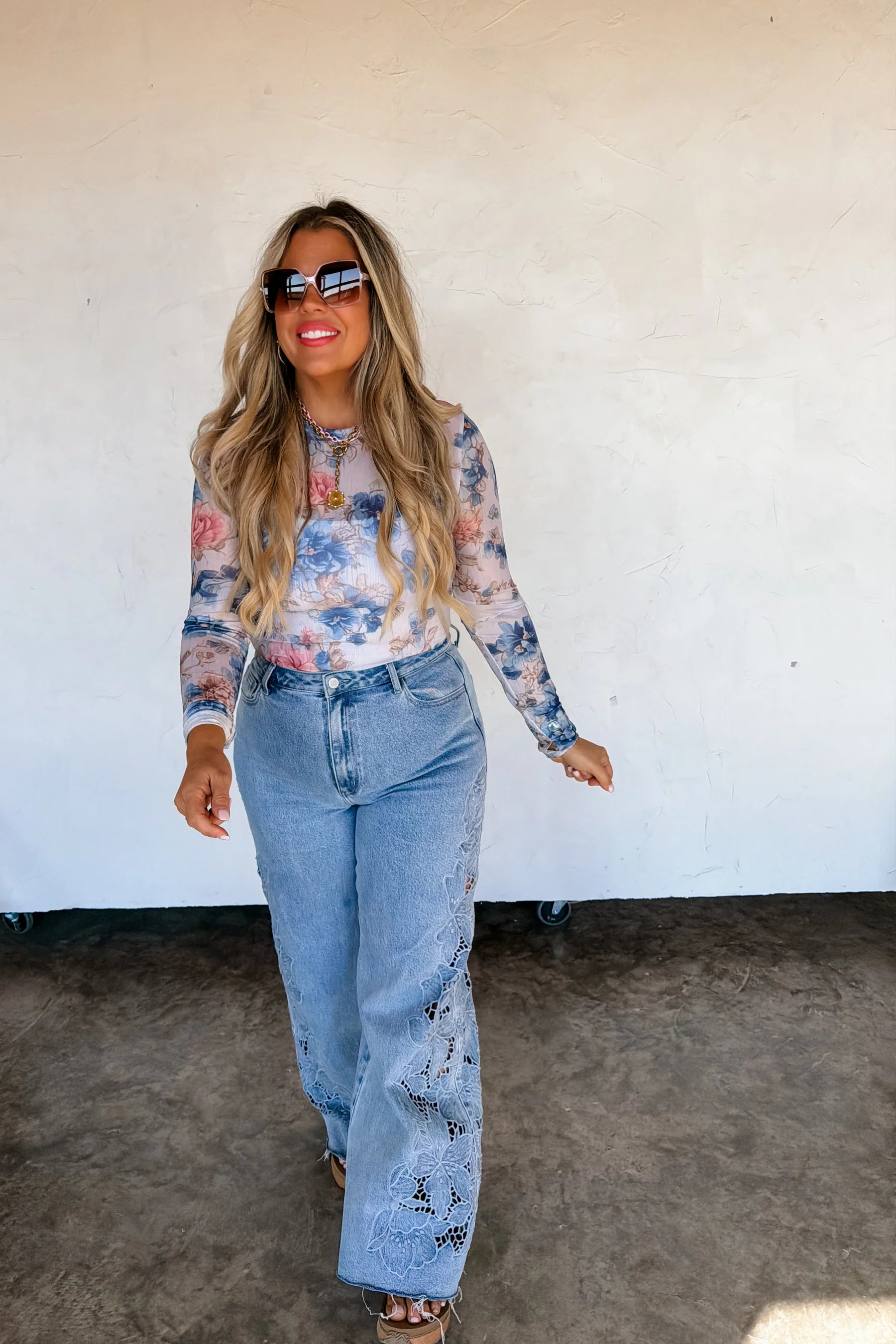 PREORDER- SPRING DRESS IT UP MESH TOPS - BLAKELEY