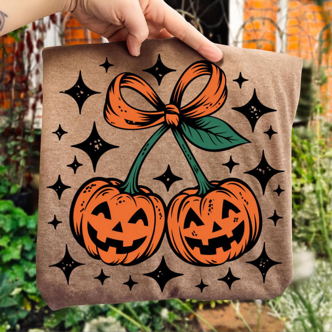 Spooky Pumpkin's Graphic Sweatshirt & T-shirt