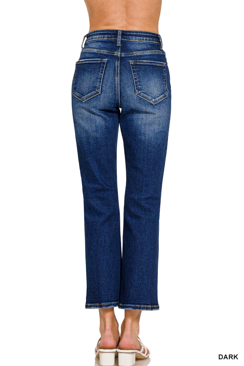 Megan Distressed Cropped Denim Jeans