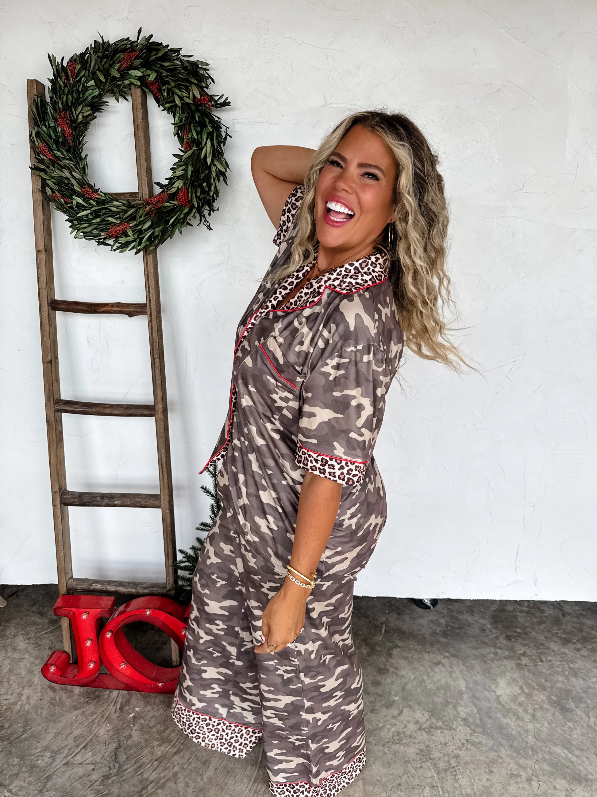 PREORDER*** Camouflage Luxe PJ Sets