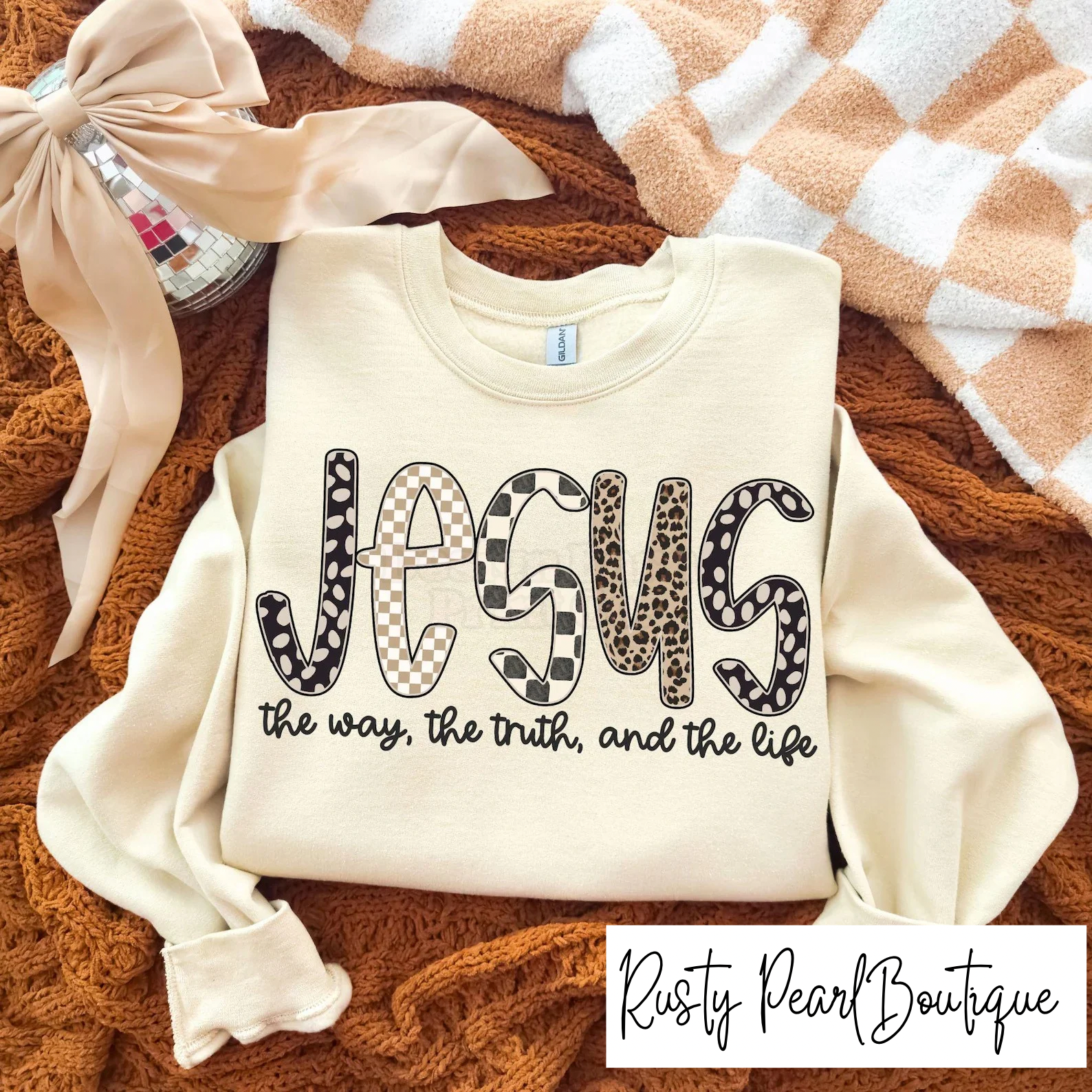 Jesus: The Way, The Truth, and The Life Graphic T-Shirt & Sweatshirt