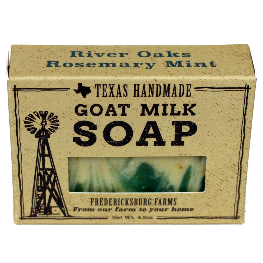 River Oaks Rosemary Mint Goat Milk Soap