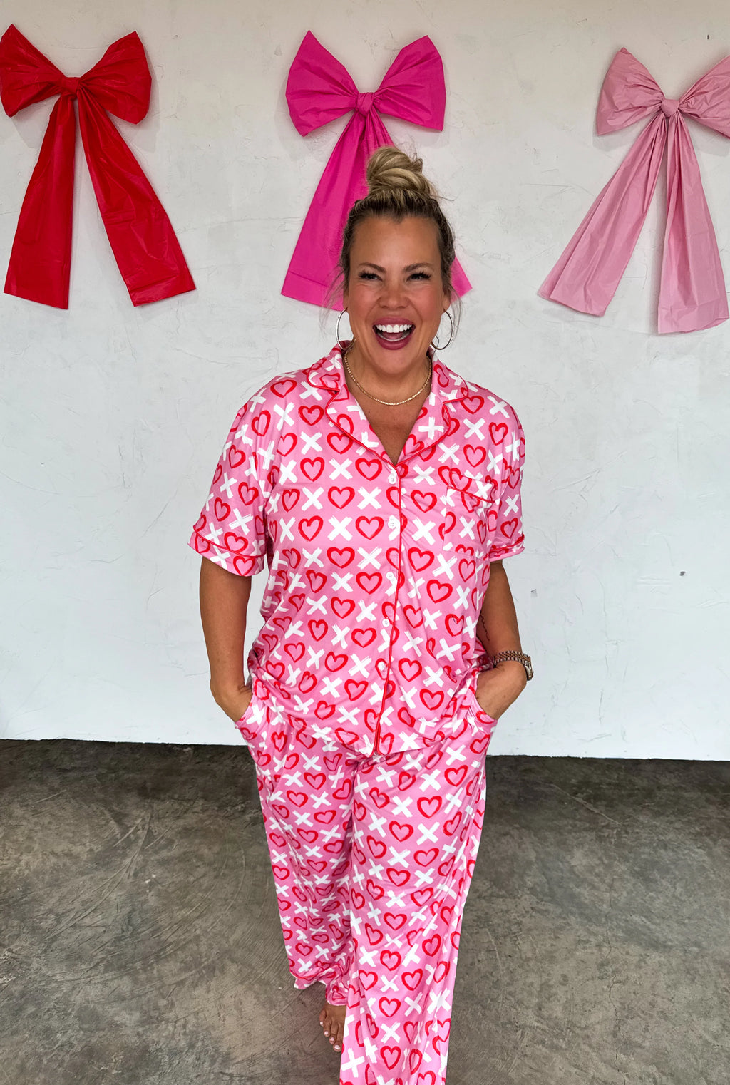 PREORDER- XOXO VALENTINES LUXE PJ SETS - BLAKELEY