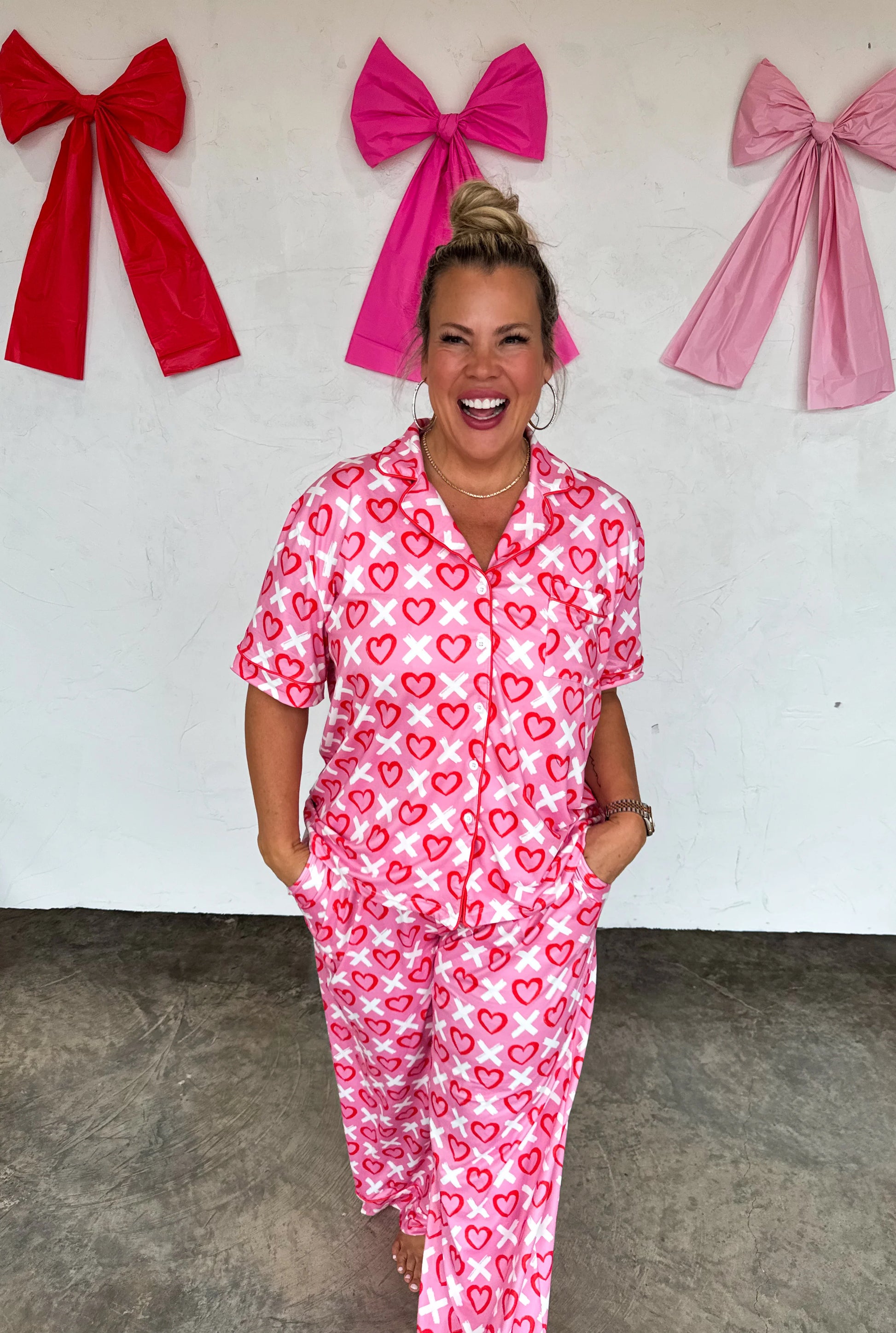 PREORDER- XOXO VALENTINES LUXE PJ SETS - BLAKELEY