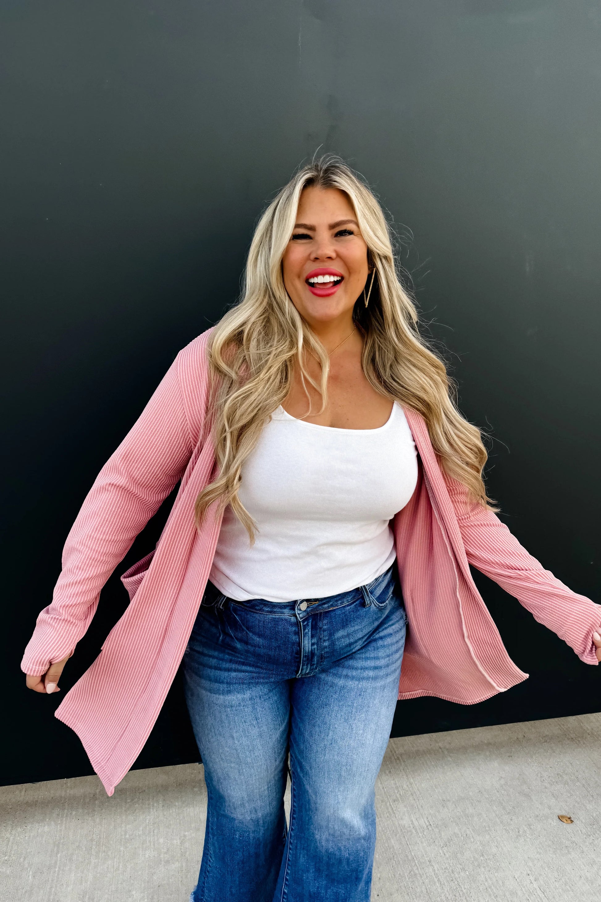 Valentine Reese Ribbed Cardigan - 3 Colors