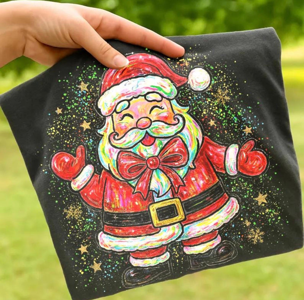 Happy Santa Graphic T-Shirt