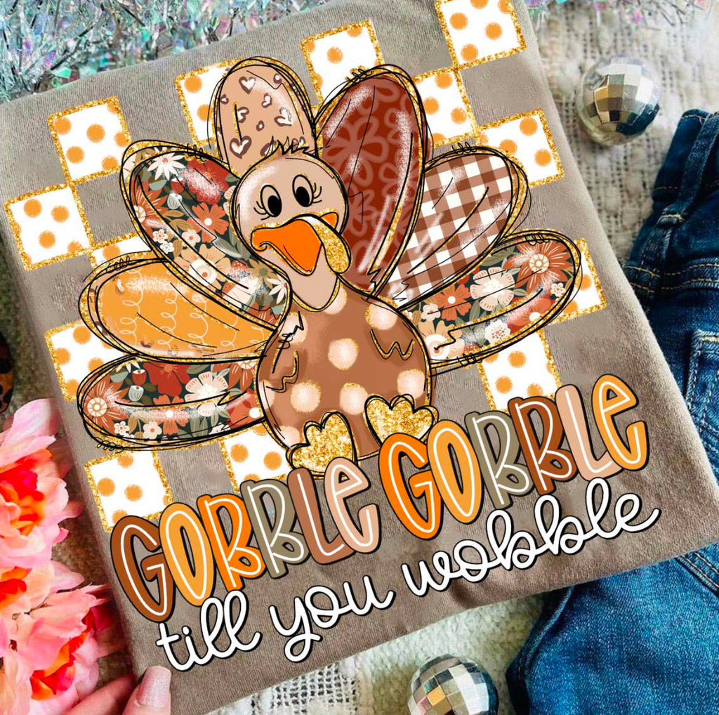 Gobble Till You Wobble Graphic T-Shirt
