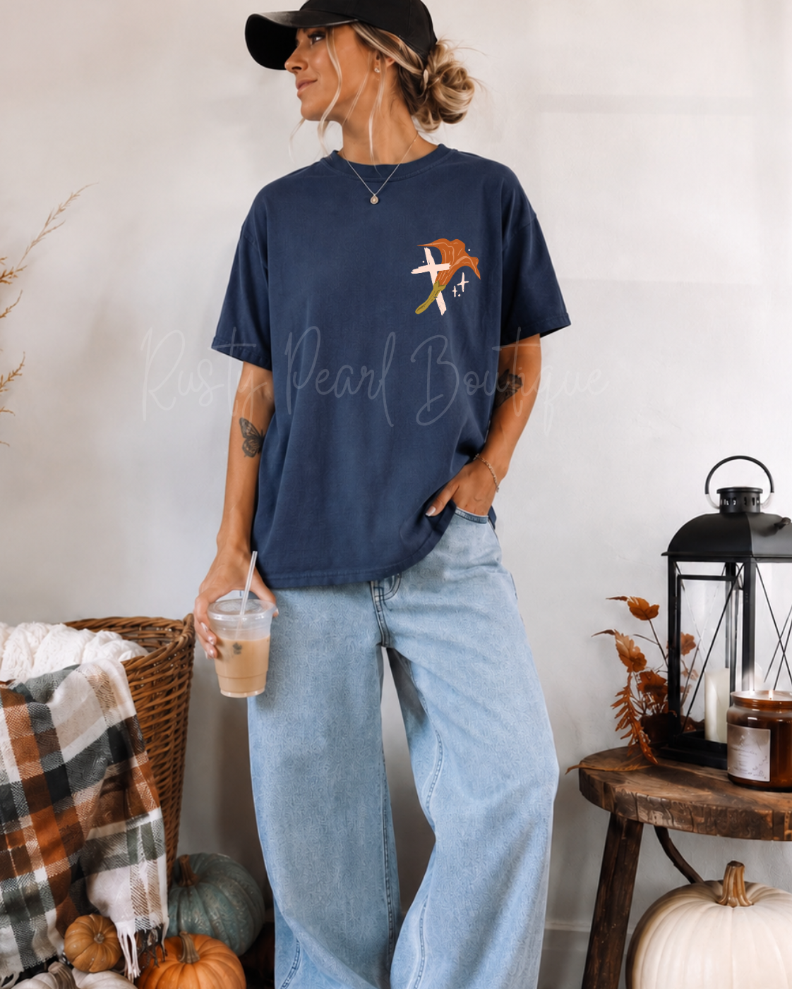 Thank The One Who Brings The Harvest Graphic T-Shirt - Front & Back!