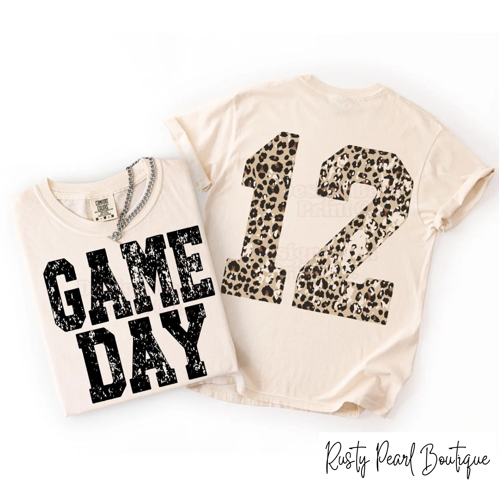 Custom Number Game Day Graphic T-Shirt