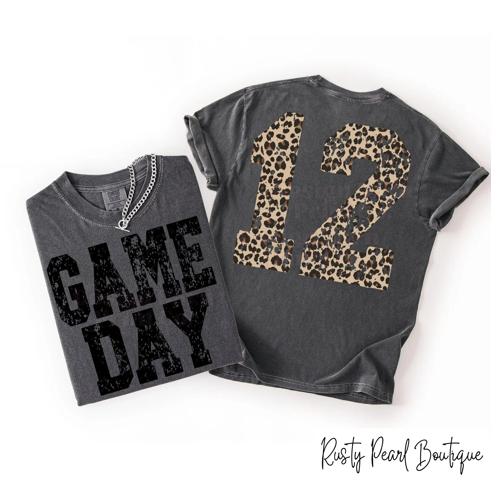 Custom Number Game Day Graphic T-Shirt