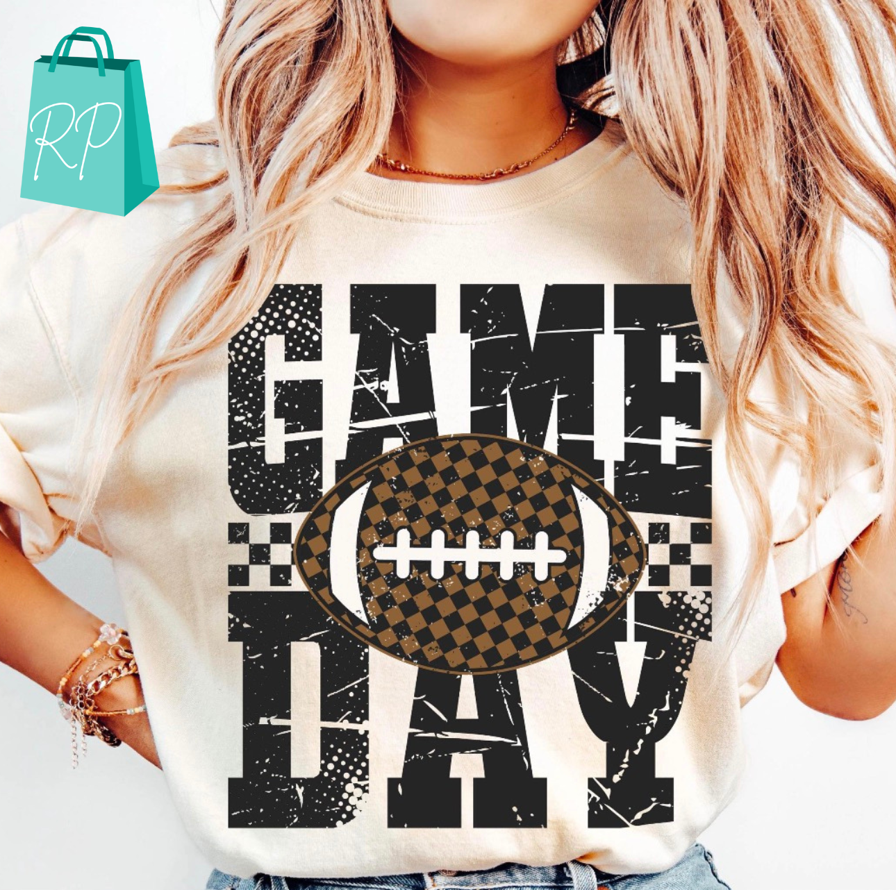 Football Game Day Graphic T-Shirt