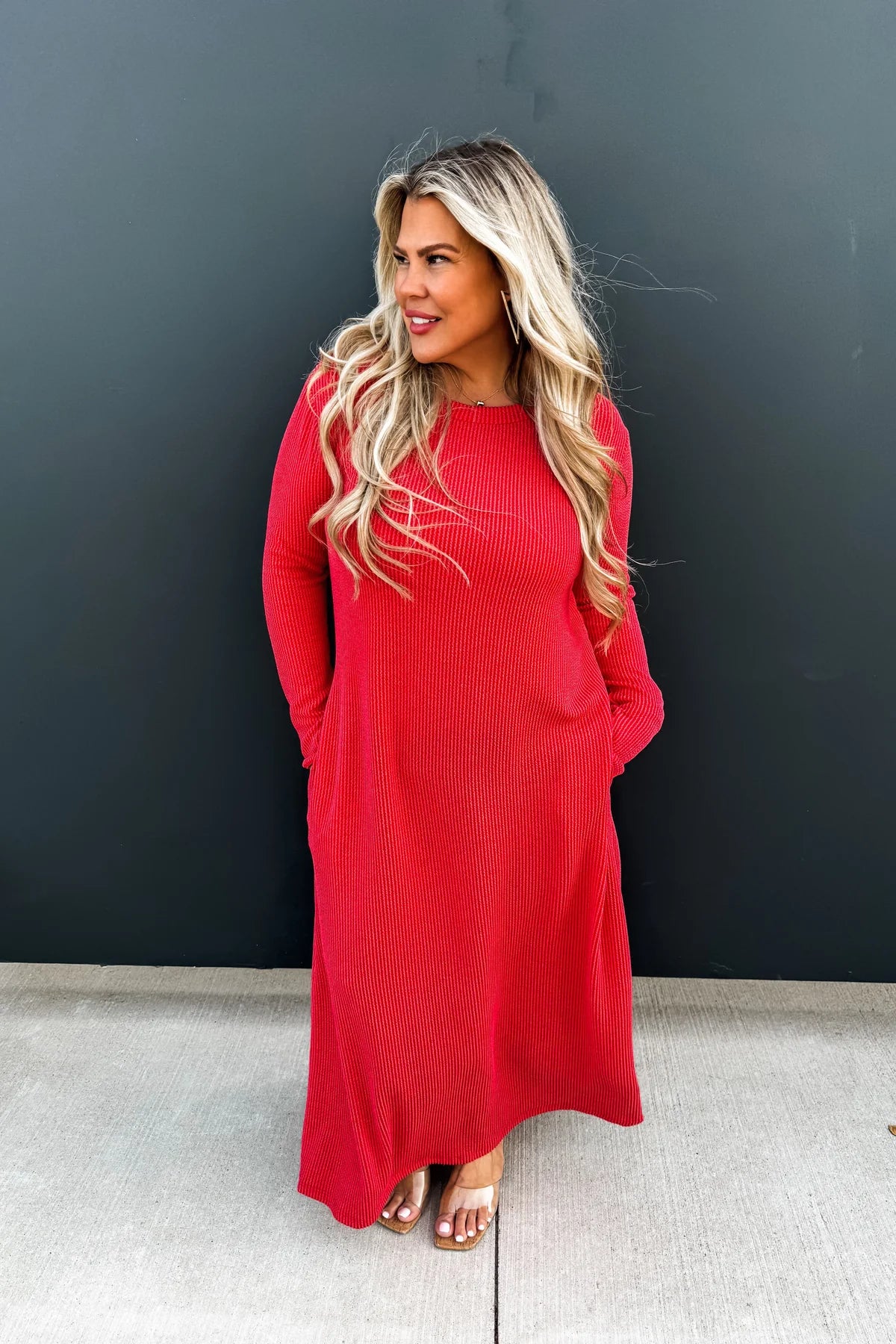 Hold That Thought Red Dress