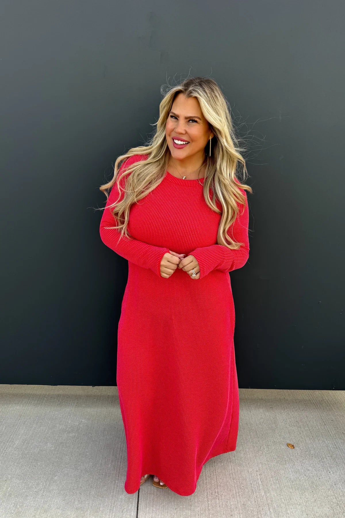 Hold That Thought Red Dress