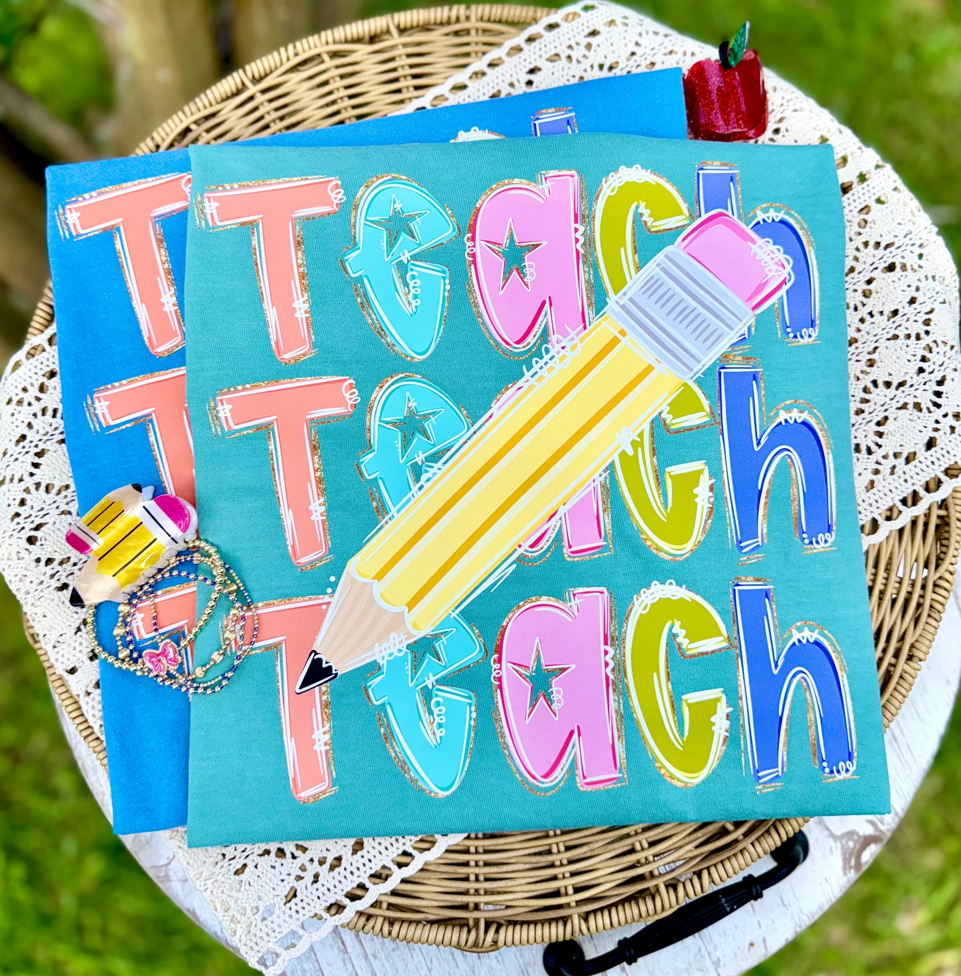Teach Teach Teach Graphic T-Shirt