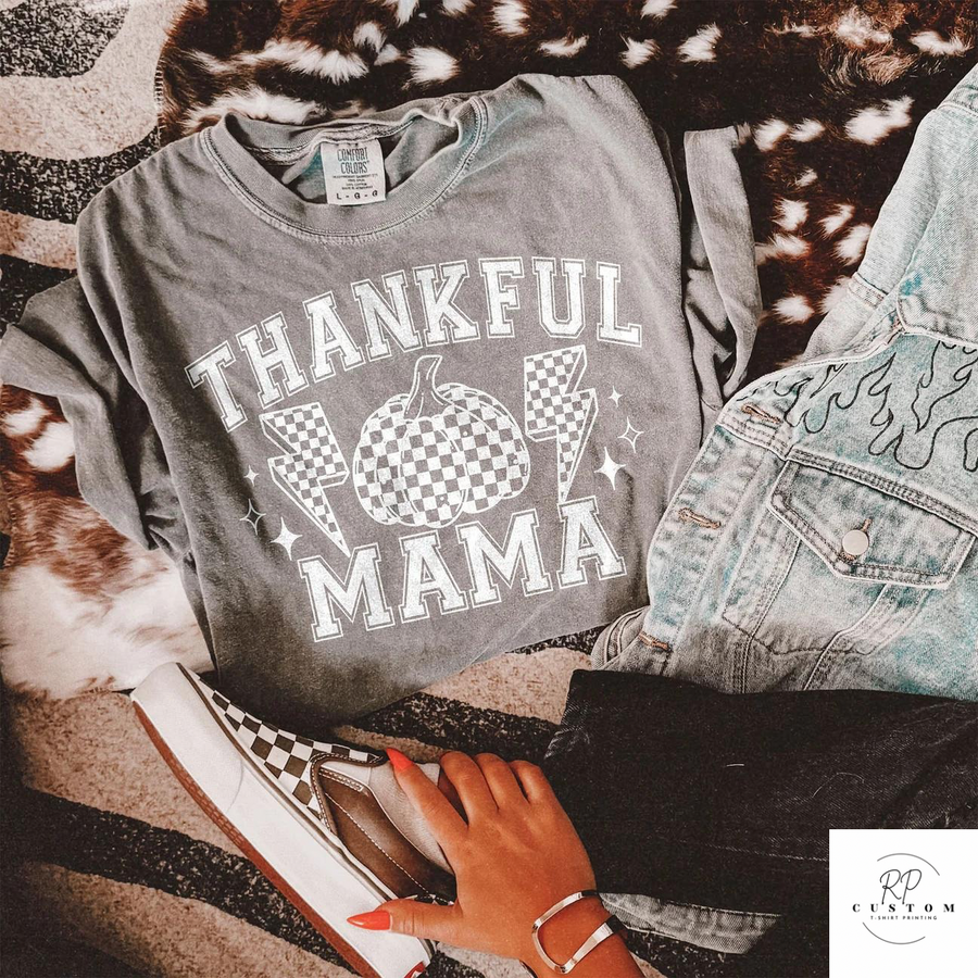 Thankful Mama Pumpkin Tee