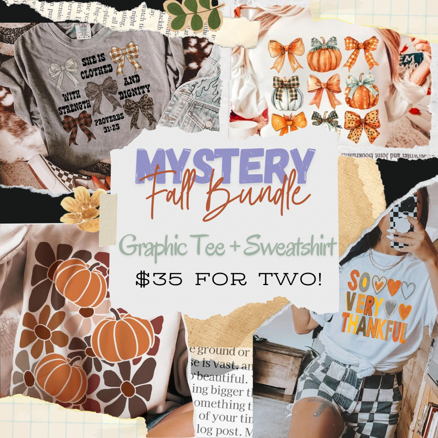 Fall Mystery Tee & Sweatshirt Bundle