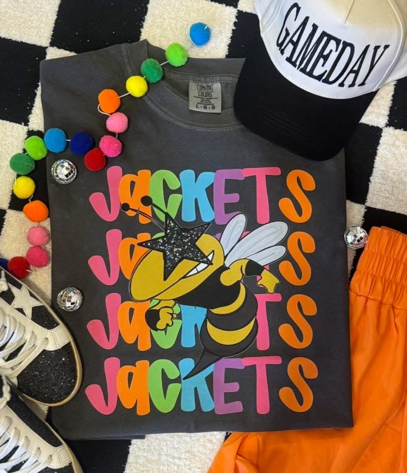 Jackets Neon Mascot Graphic T-Shirts