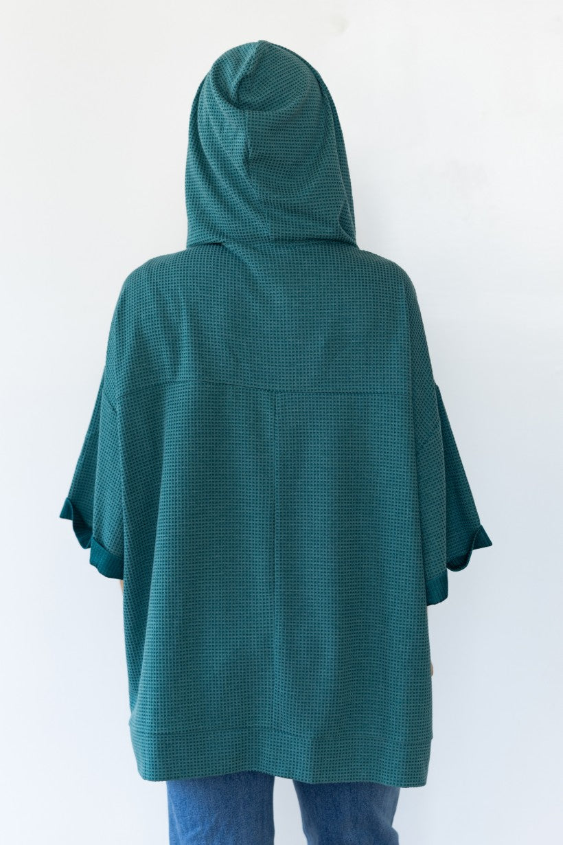 Cozy Meets Cool Pull Over - Teal