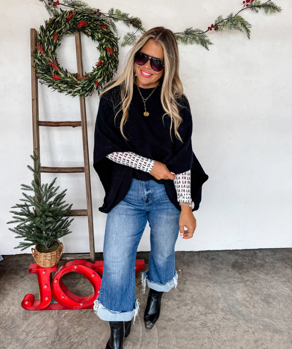 PREORDER Meg Poncho Pullover - 2 Colors!