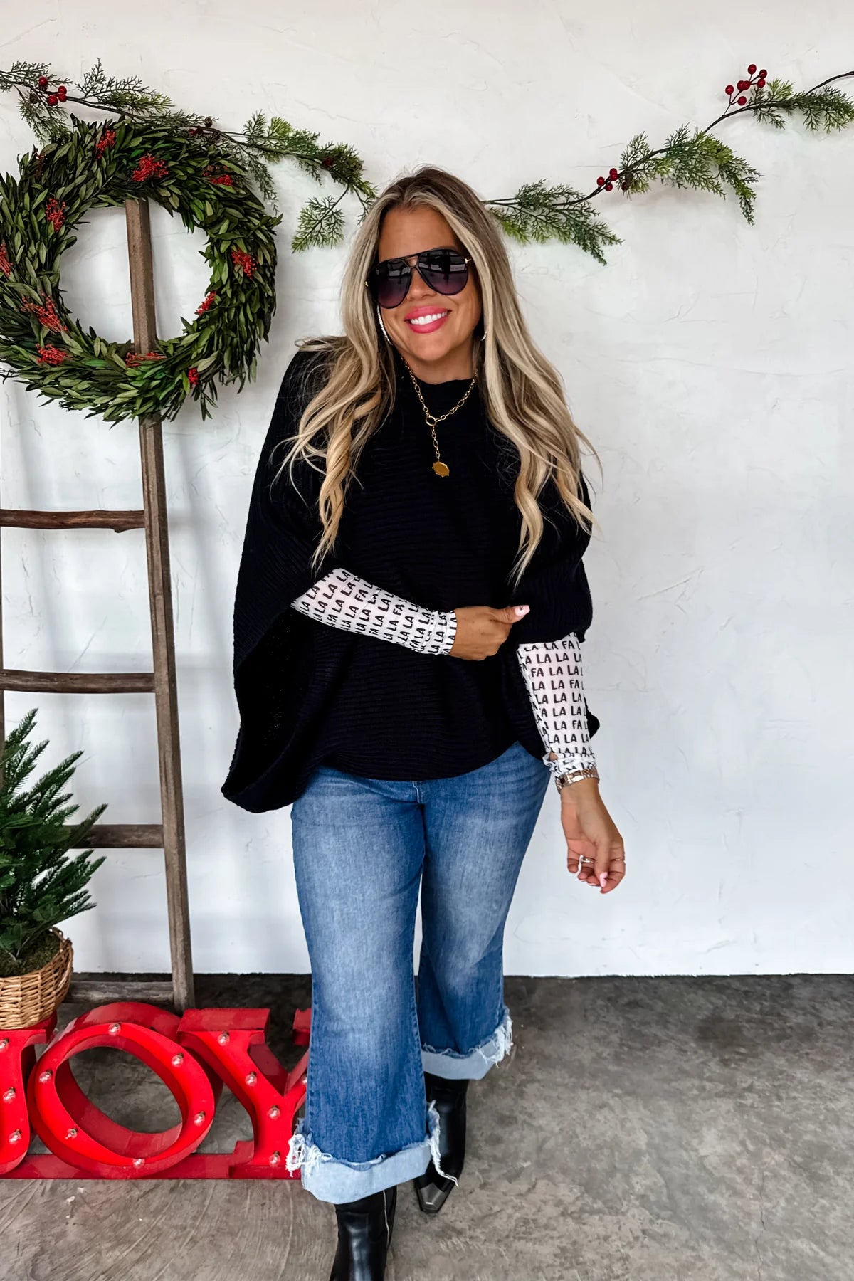 PREORDER Meg Poncho Pullover - 2 Colors!