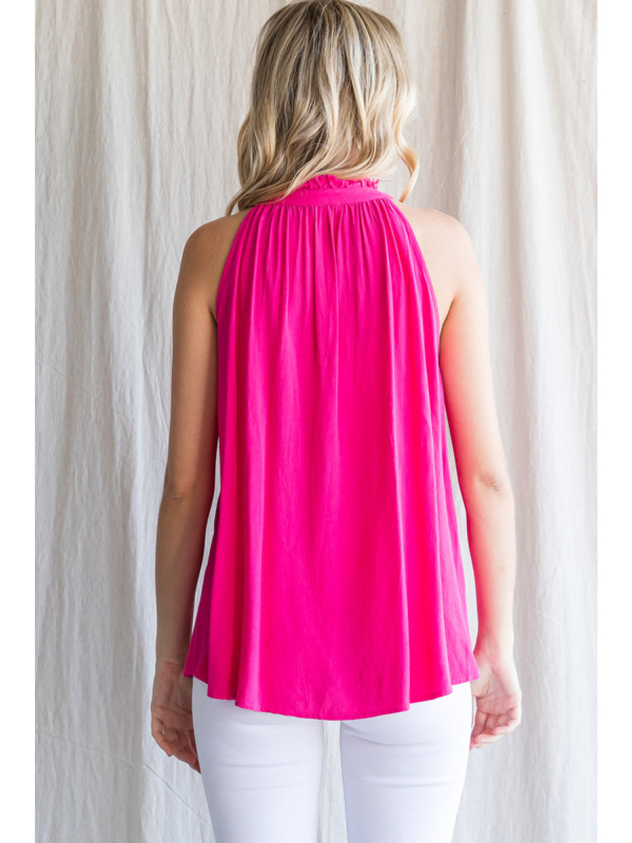 Floating Into Summer Halter Tank