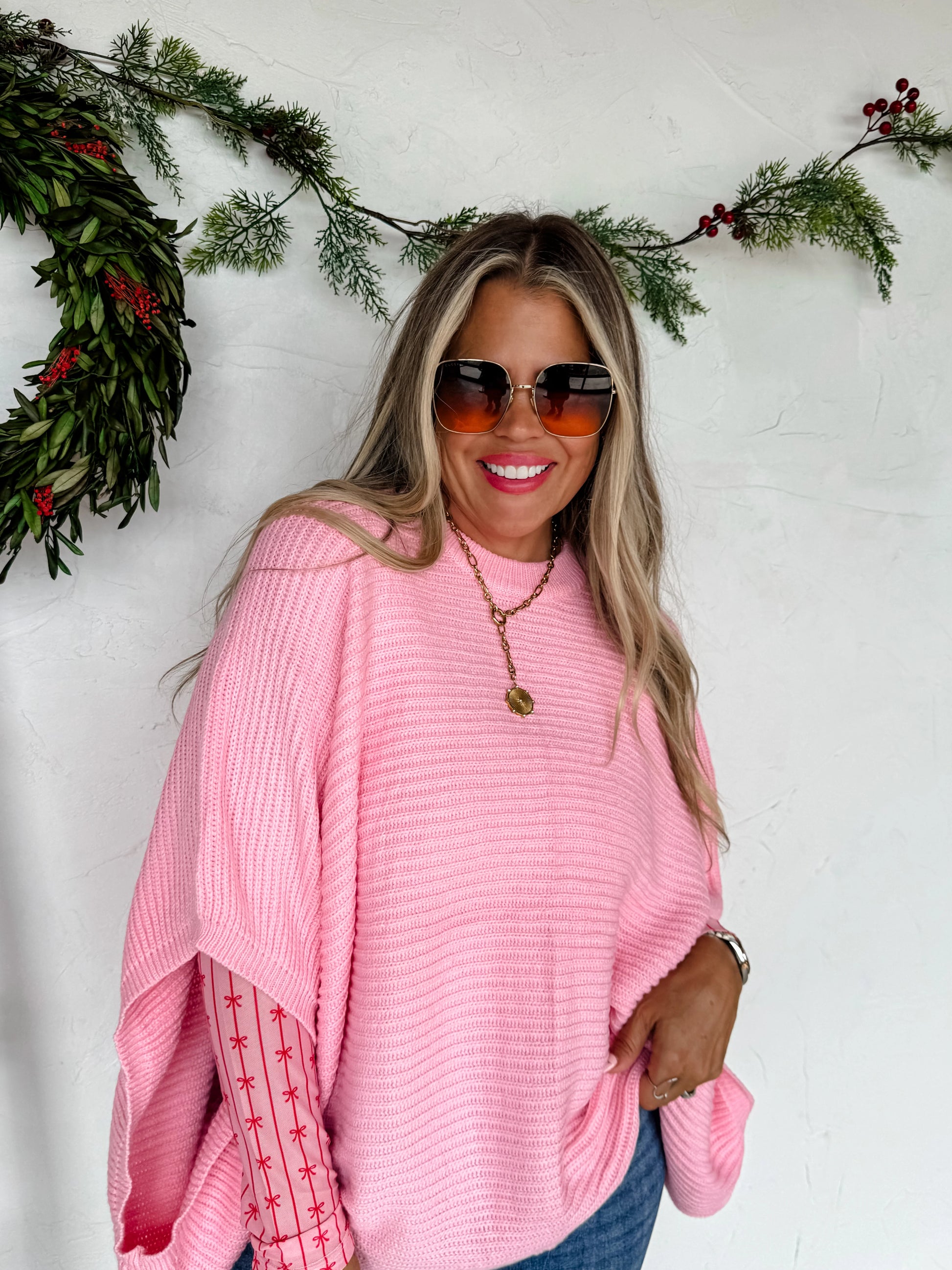 PREORDER Meg Poncho Pullover - 2 Colors!