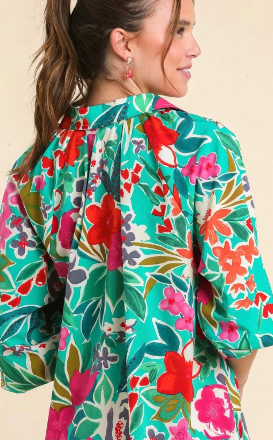 Off the Path Floral Blouse