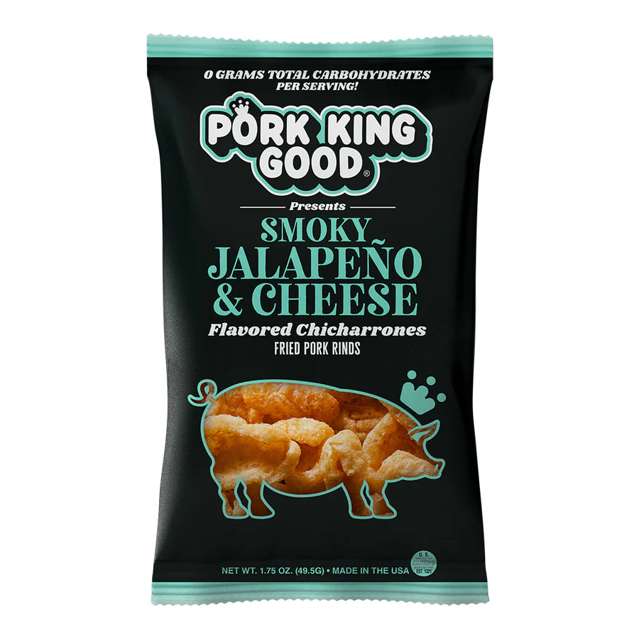 Pork King Good Pork Rinds- Smoky Jalapeño
