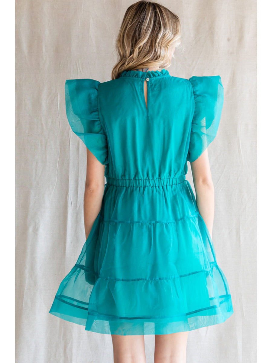 Live In The Moment Organza Dress