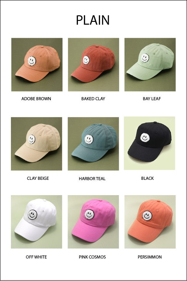 Smiley Face Baseball Hat