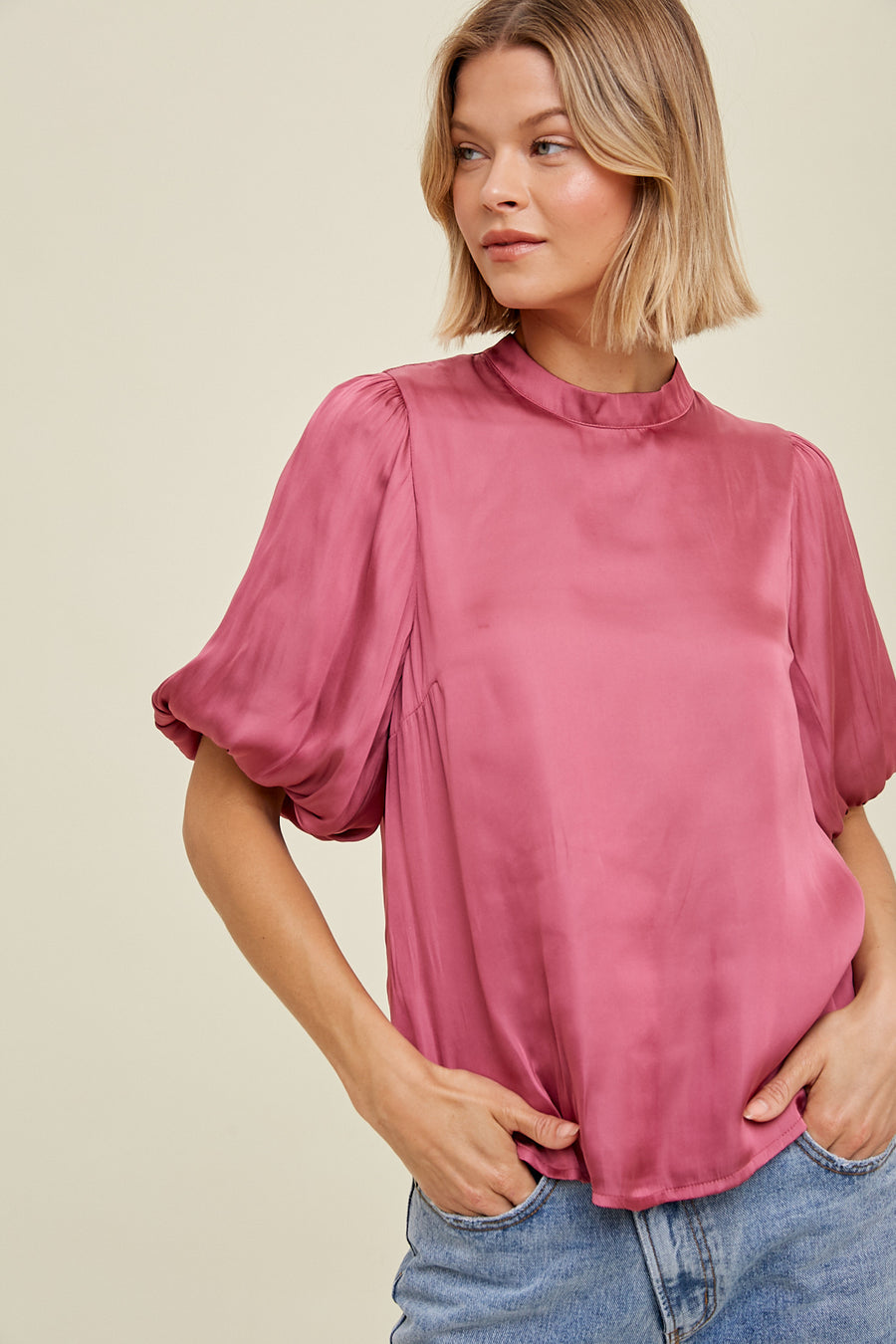 Adoring You Puff Sleeve Top