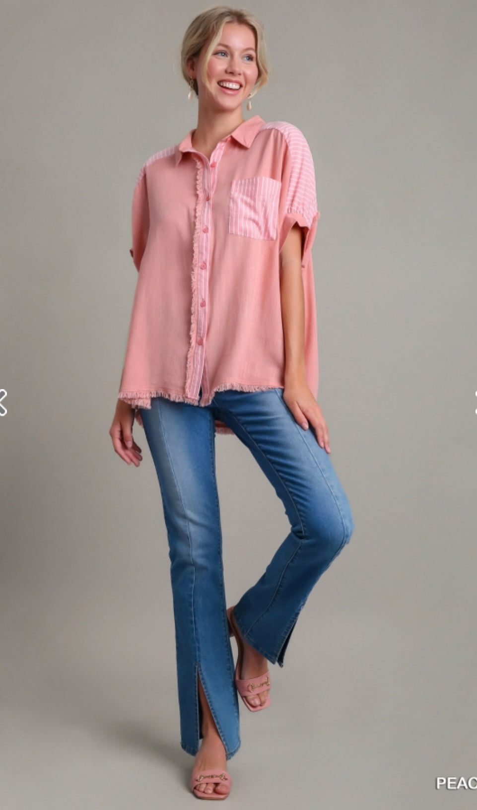 What You Are Waiting For Buttoned Top