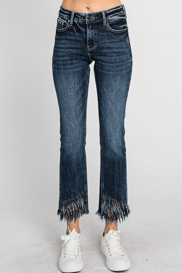 One More Minute Mid-Rise Slim Straight Jean