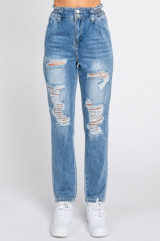 Be Bold High Rise Mom Jean