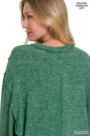 Top Knot Mama Oversized Sweater