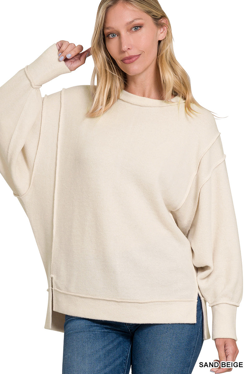 Top Knot Mama Oversized Sweater