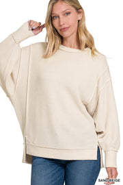 Top Knot Mama Oversized Sweater