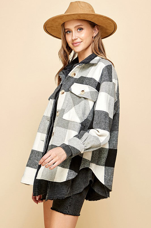 Been A Long Time Plaid Shacket - 2 Colors!