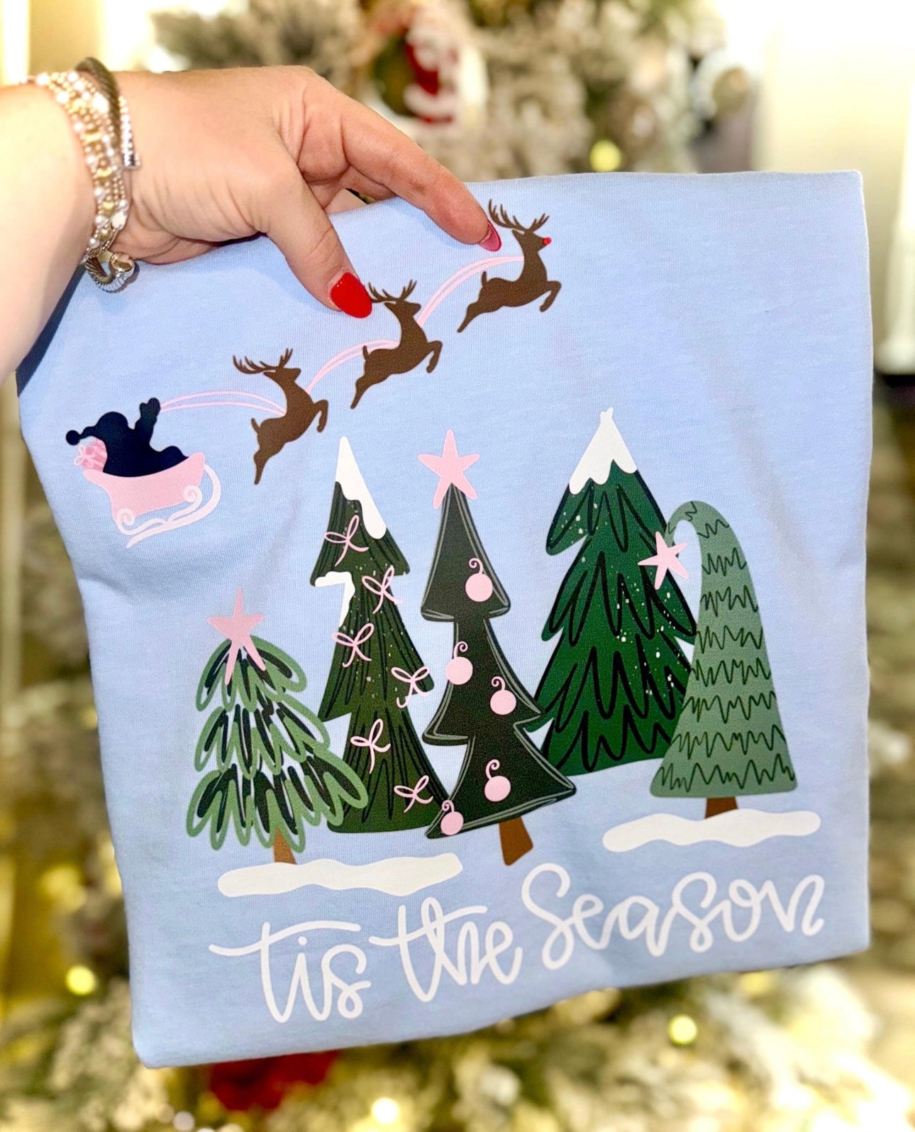 Tis' The Season Christmas Graphic T-Shirt