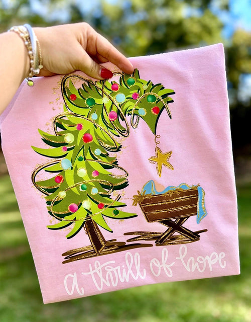 A Thrill Of Hope Christmas Graphic T-Shirt