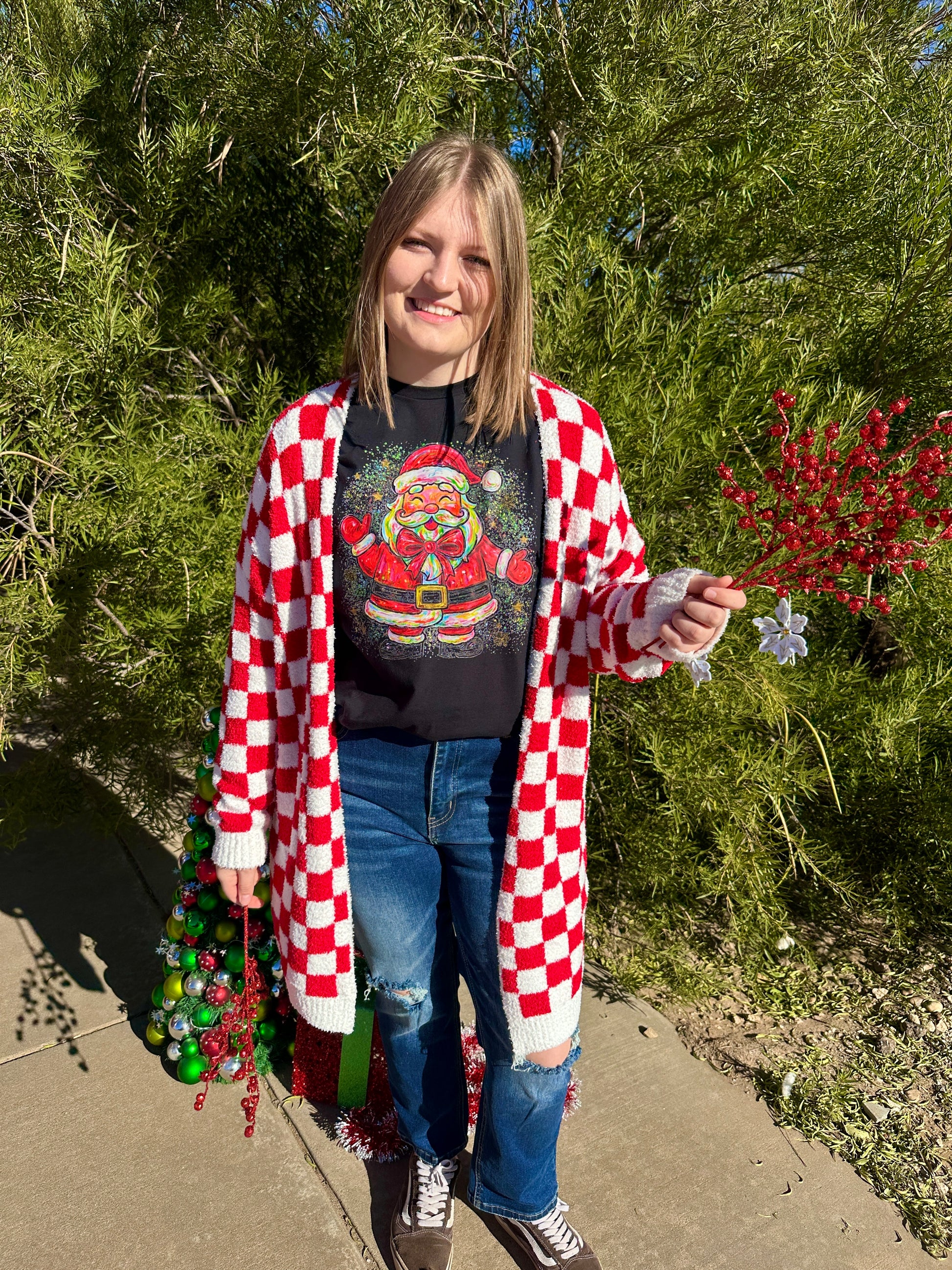 Happy Santa Graphic T-Shirt