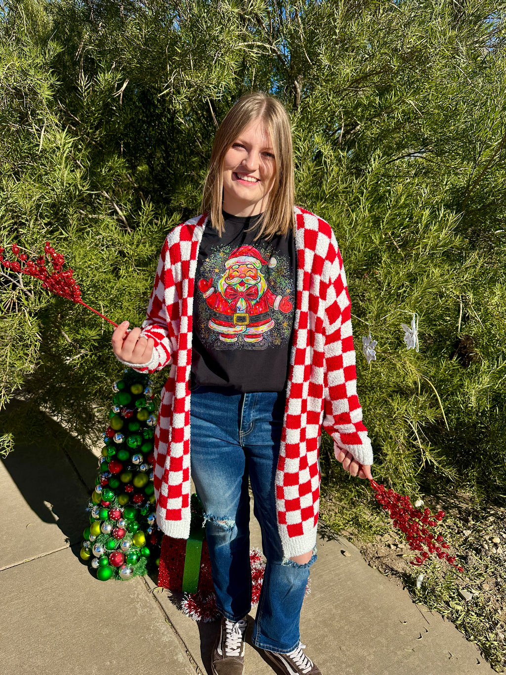 Happy Santa Graphic T-Shirt