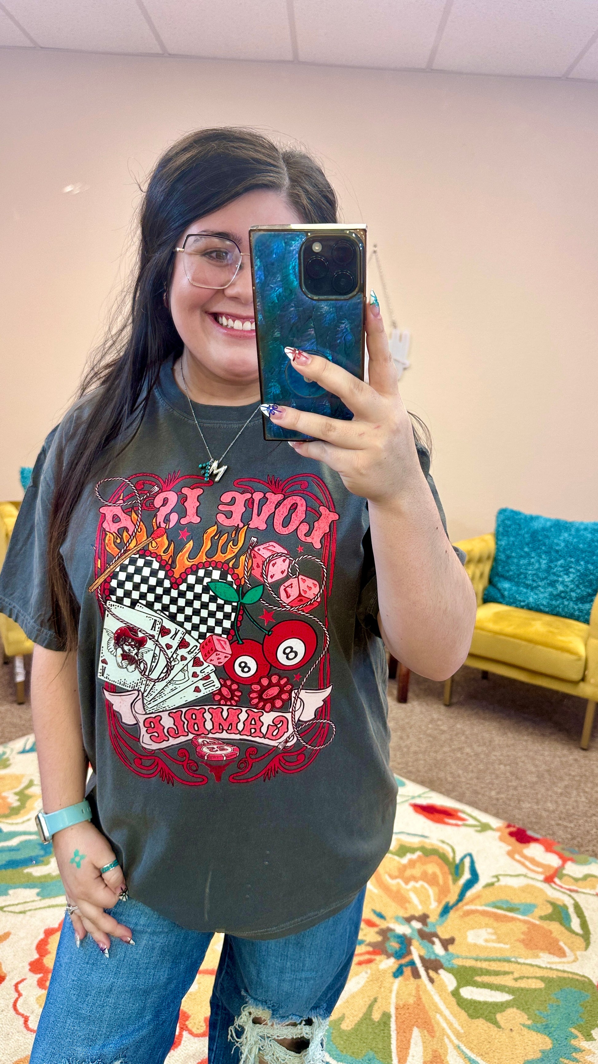 Love Is a Gamble Graphic T-Shirt