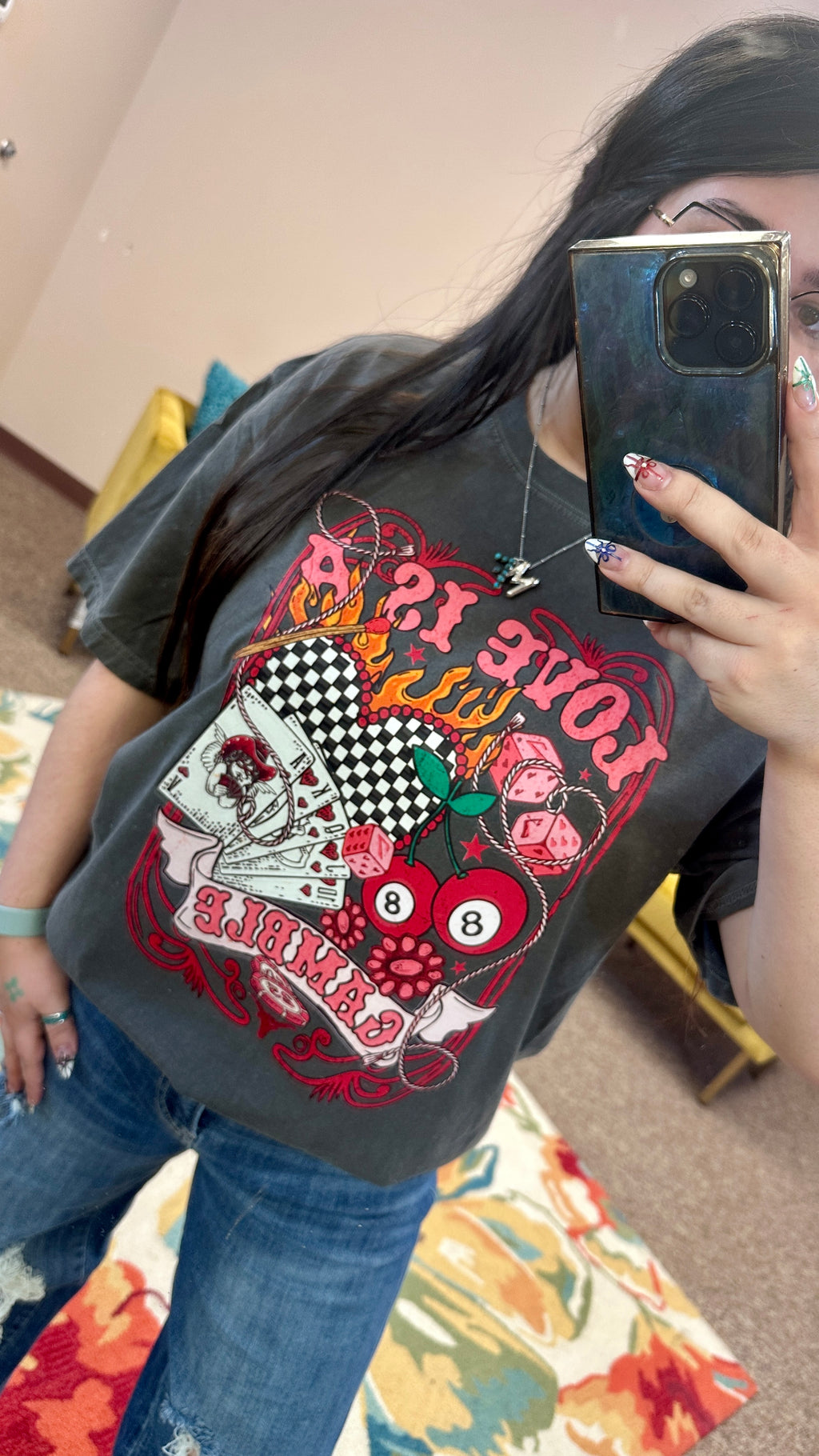 Love Is a Gamble Graphic T-Shirt