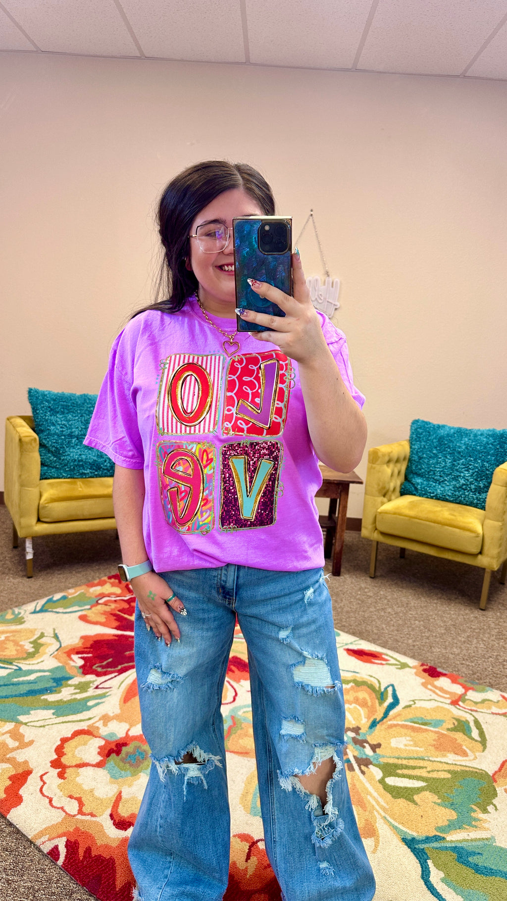 Love Blocks Graphic T-Shirt